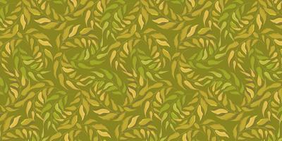 Autumn leaf branch. Bautiful autumn season, seamless pattern. Find fill pattern on swatches vector