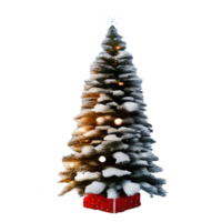 Navidad árbol elemento blanco transparente png