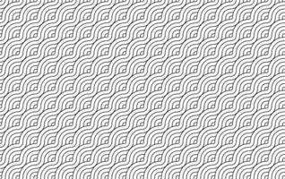 Traditional oriental geometric curve pattern art wave. Creative art motif vector
