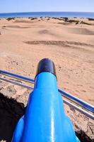 Sand dunes by the sea photo