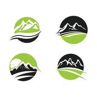 Mountain icon logo photo