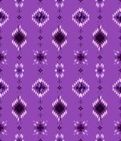 Aztec fabric pattern seamless. vector geometric pattern purple color design.