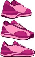 Vector Shoes. Sneaker shoe vector