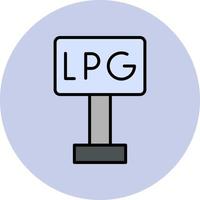 Liquefied Petroleum Gas Vector Icon