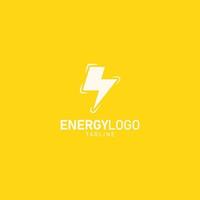 eléctrico energía marca empresa logo sencillo diseño vector