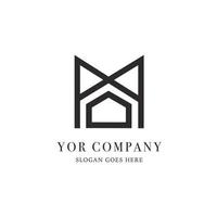 empresa logo para negocio identidad vector