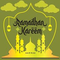 original ramadhan kareem vector