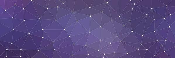 Geometric abstract colorful background with connected line and dots. Graphic background for your design. Vector illustration.