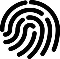 Vector Design Fingerprint Icon Style