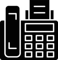 Vector Design Fax Machine Icon Style