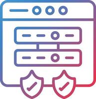 Vector Design Data Protection Icon Style