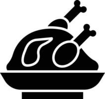 Vector Design Roast Chicken Icon Style