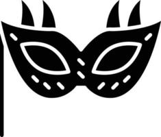 Vector Design New Year Mask Icon Style