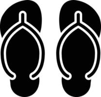 Vector Design Flip Flops Icon Style