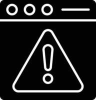 Vector Design Web Warning Icon Style