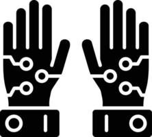 Vector Design Wired Gloves Icon Style