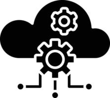 vector diseño nube informática icono estilo