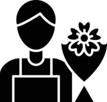 vector diseño florista icono estilo