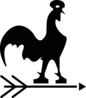 Vector Design Weathercock Icon Style