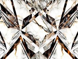 Marble stone texture background material with elements of semi-precious stones and gold created with technology photo