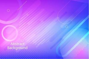 Gradient abstract background with shapes vector
