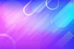 Gradient abstract background with shapes vector