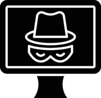 vector diseño spyware icono estilo