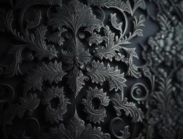 Royal vintage Victorian Gothic background Rococo venzel and whorl created with technology photo