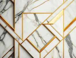 Marble stone texture background material with elements of semi-precious stones and gold created with technology photo