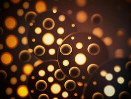 Abstract circle background dot pattern Dotwork created with technology photo