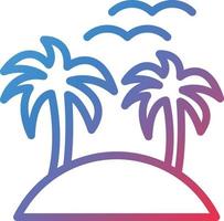 Vector Design Island Icon Style