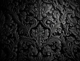 Royal vintage Victorian Gothic background Rococo venzel and whorl created with technology photo