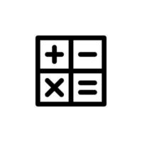 calculator icon symbol vector