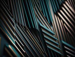 Modern technology abstract texture with diagonal metallic lines created with technology photo