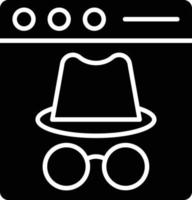 Vector Design Incognito Icon Style