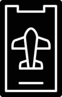 Vector Design Mobile Airplane Mode Icon Style