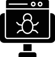Vector Design Website Bug Icon Style