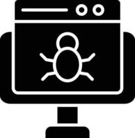 Vector Design Website Bug Icon Style
