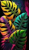 Abstract natural background. Fluorescent exotic image photo