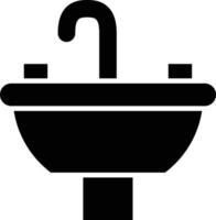 vector diseño lavabo icono estilo