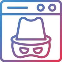 Vector Design Dark Web Icon Style