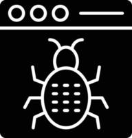 Vector Design Bug Icon Style