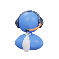 call center icon 3D png