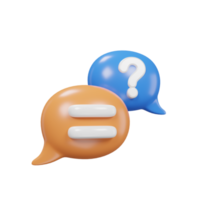 chat with shop icon 3D png