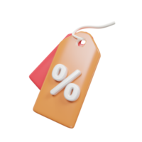 tag price icon 3d png
