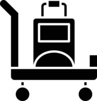 Vector Design Airport Cart Icon Style