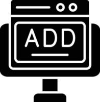 Vector Design Online Ads Icon Style