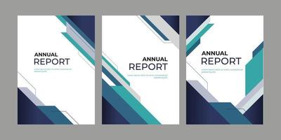 folleto modelo disposición, cubrir diseño anual informe, vector