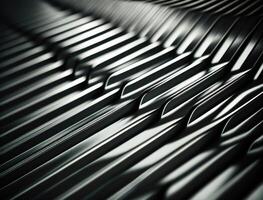 Modern technology abstract texture with diagonal metallic lines created with technology photo