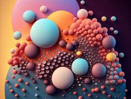 Abstract image featuring a combination of organic and geometric shapes dynamic and energetic background created with technology photo